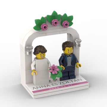 MINI ESKÜVŐ SZETT - választható színösszeállításban