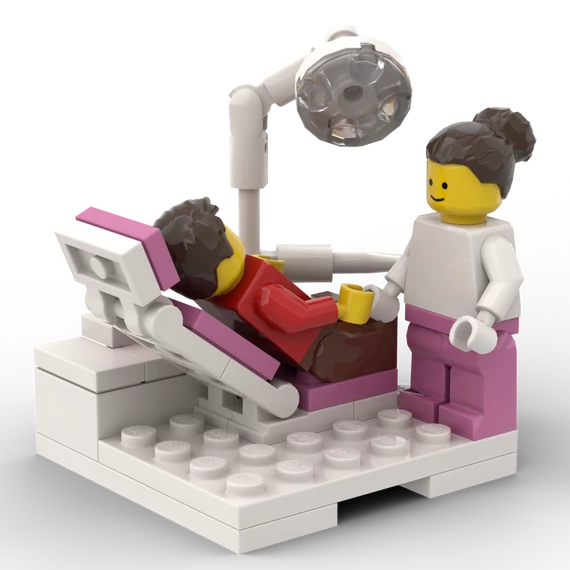 MINI FOGORVOS SZETT PÁCIENSSEL - választható színösszeállításban (doktor nénivel)